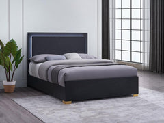 Marceline Black Eastern King Bed - MyWaynesHome #