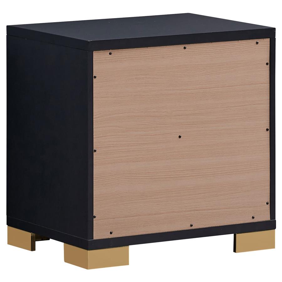 Marceline Black Nightstand - MyWaynesHome #