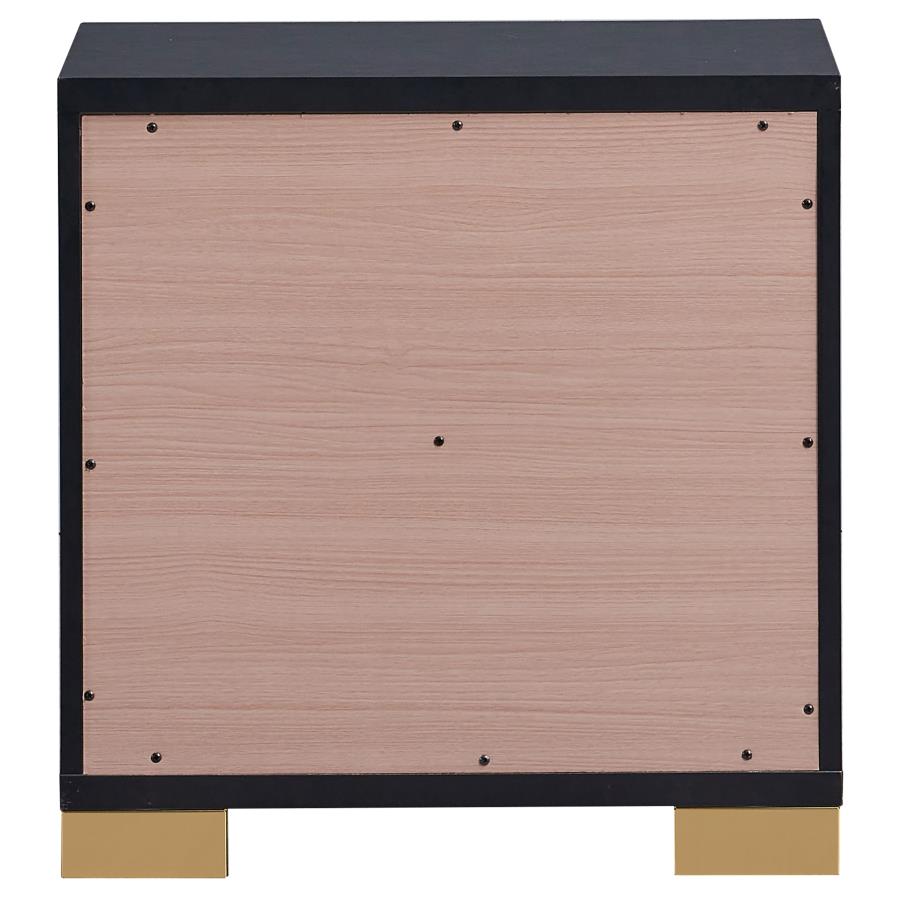 Marceline Black Nightstand - MyWaynesHome #