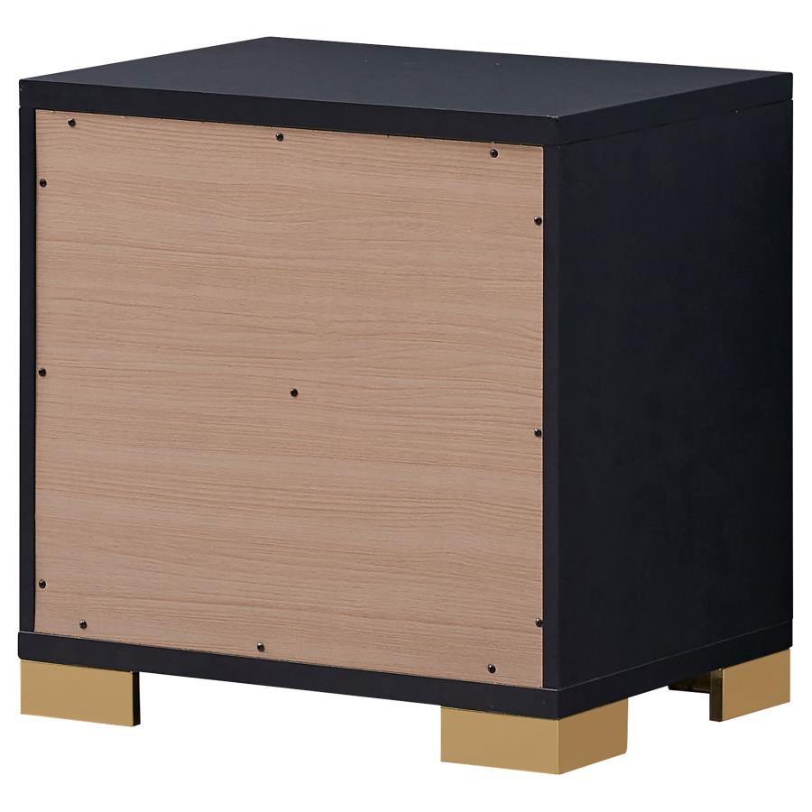 Marceline Black Nightstand - MyWaynesHome #