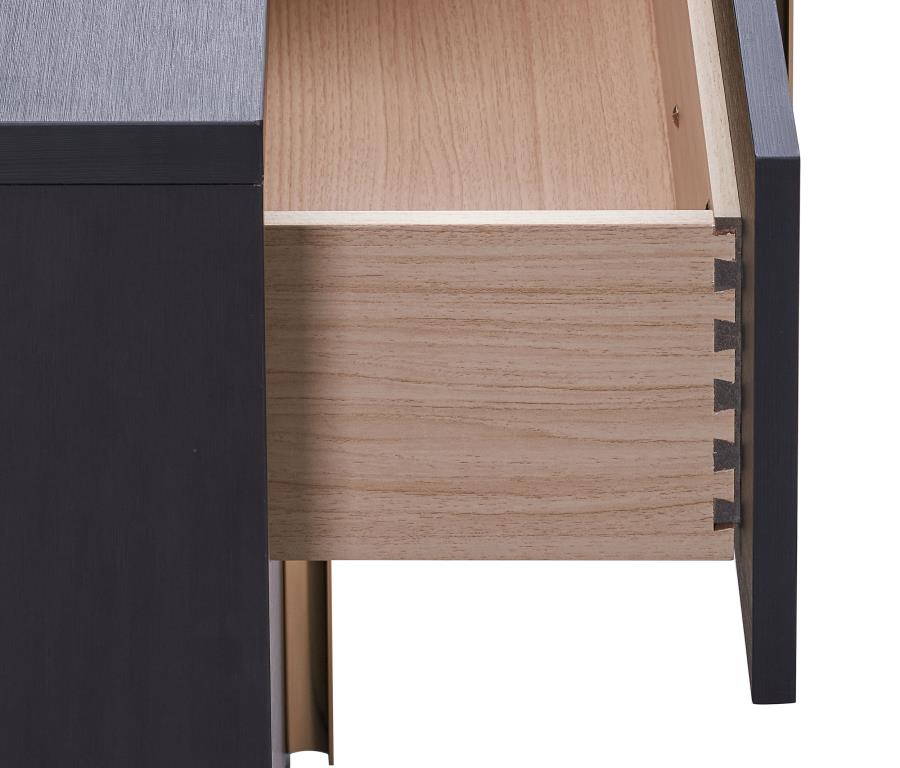 Marceline Black Nightstand - MyWaynesHome #