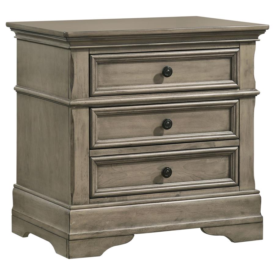 Manchester Brown Eastern King Bed 5 Pc Set - MyWaynesHome #
