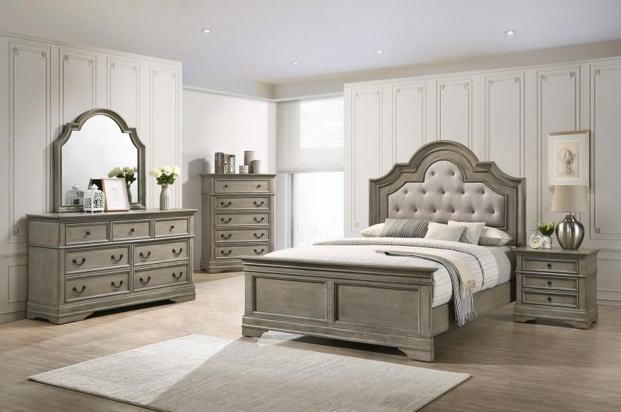 Manchester Brown California King Bed - MyWaynesHome #
