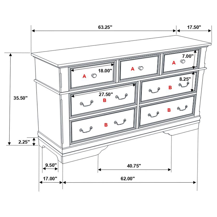 Manchester Brown Dresser - MyWaynesHome #