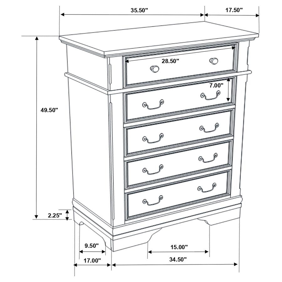 Manchester Brown Chest - MyWaynesHome #