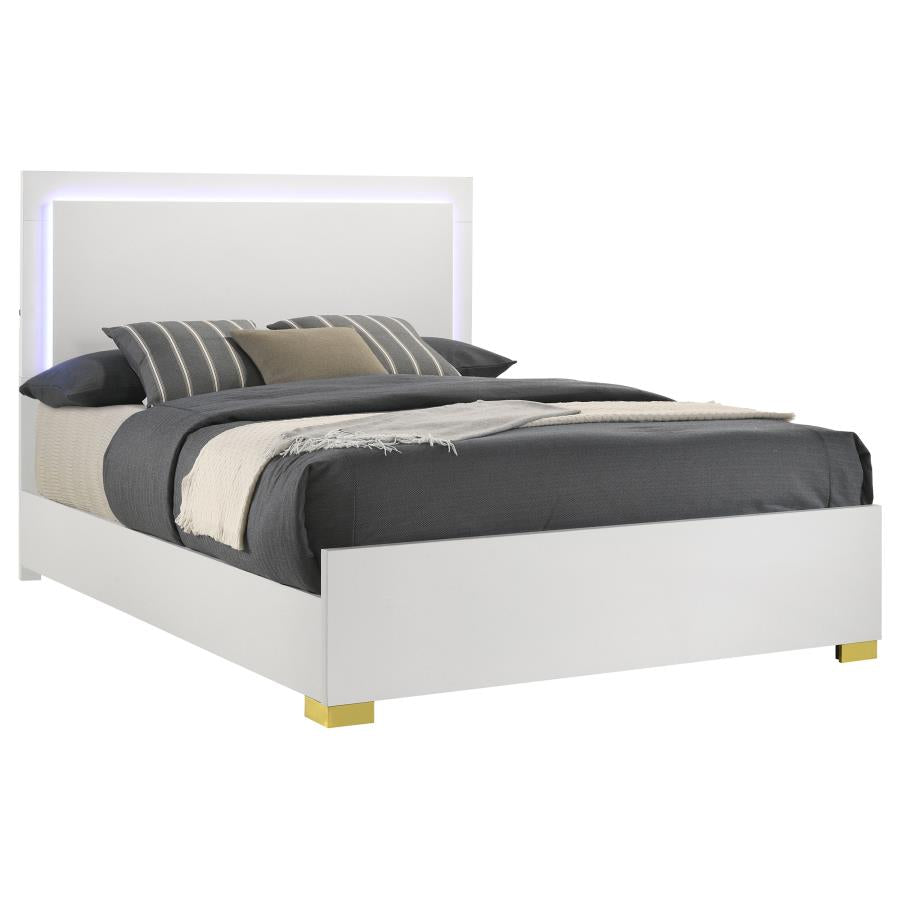 Marceline White Full Bed - MyWaynesHome #