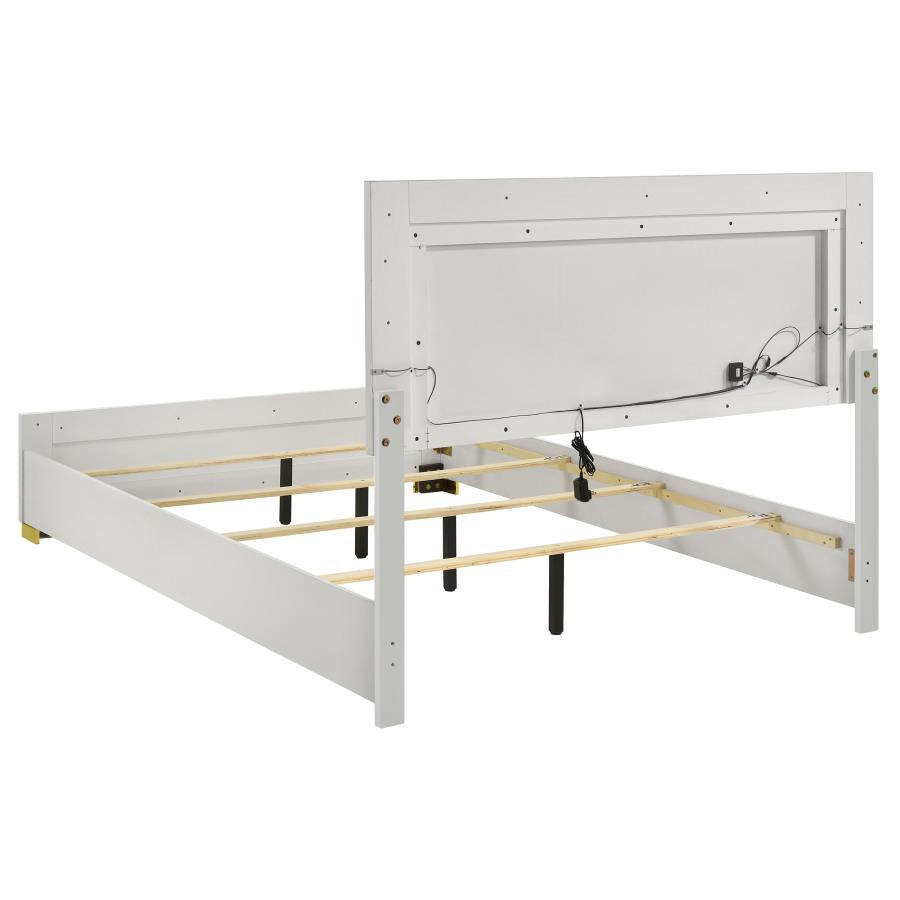 Marceline White Eastern King Bed - MyWaynesHome #
