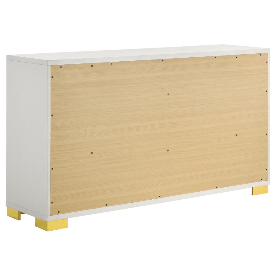 Marceline White Twin Bed 4 Pc Set - MyWaynesHome #