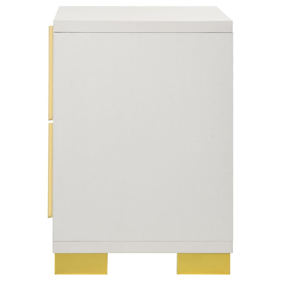 Marceline White Nightstand - MyWaynesHome #