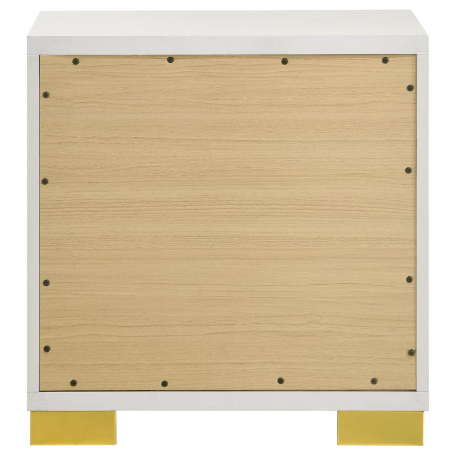 Marceline White Nightstand - MyWaynesHome #
