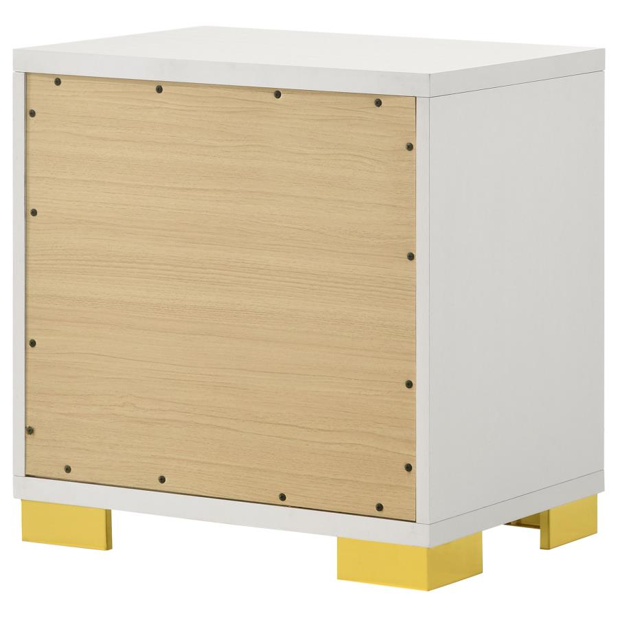 Marceline White Nightstand - MyWaynesHome #
