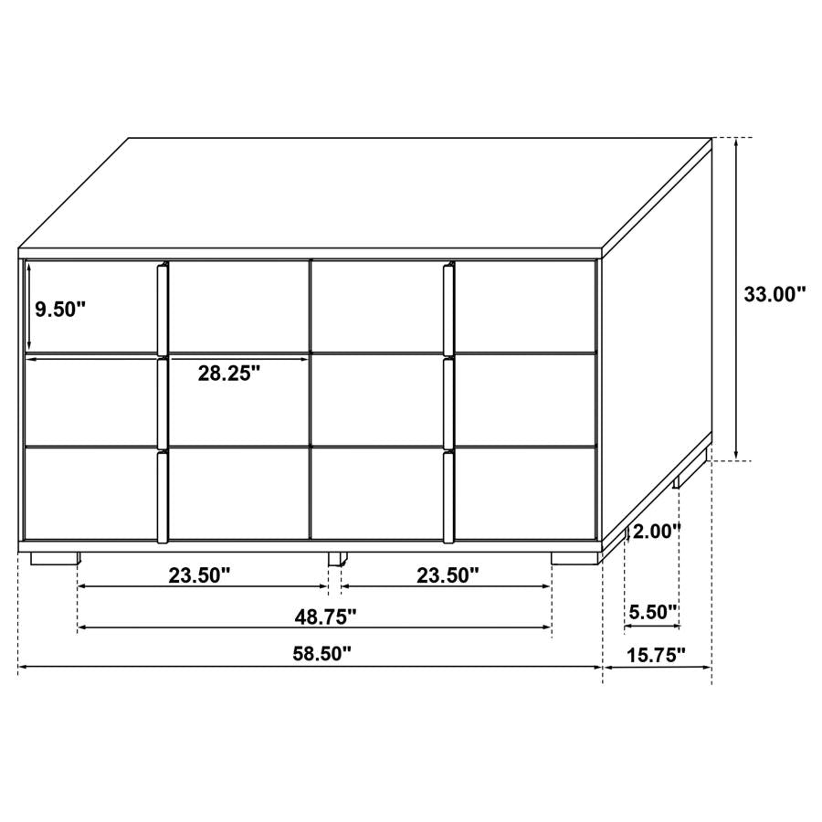 Marceline White Dresser - MyWaynesHome #