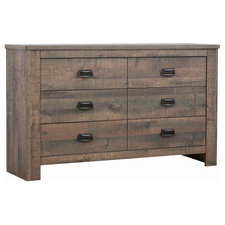 Frederick Brown Eastern King Bed 5 Pc Set - MyWaynesHome #