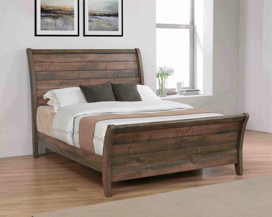 Frederick Brown Eastern King Bed - MyWaynesHome #
