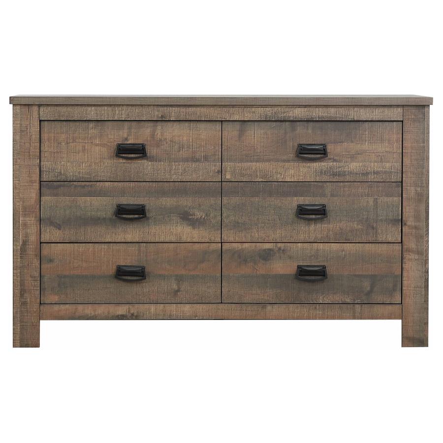 Frederick Brown Queen Bed 4 Pc Set - MyWaynesHome #