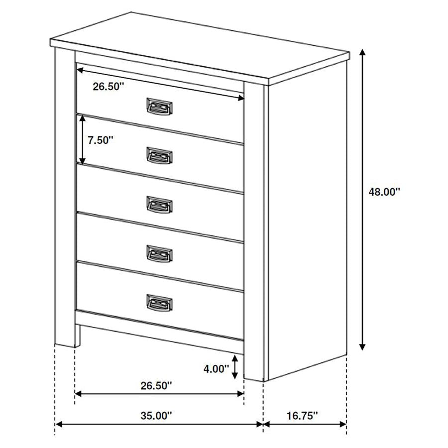 Frederick Brown Chest - MyWaynesHome #