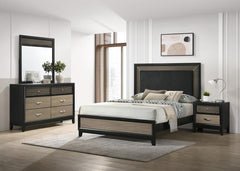 Valencia Brown Eastern King Bed 4 Pc Set - MyWaynesHome #
