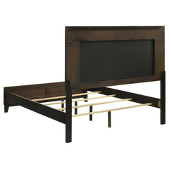 Valencia Brown Eastern King Bed 4 Pc Set - MyWaynesHome #