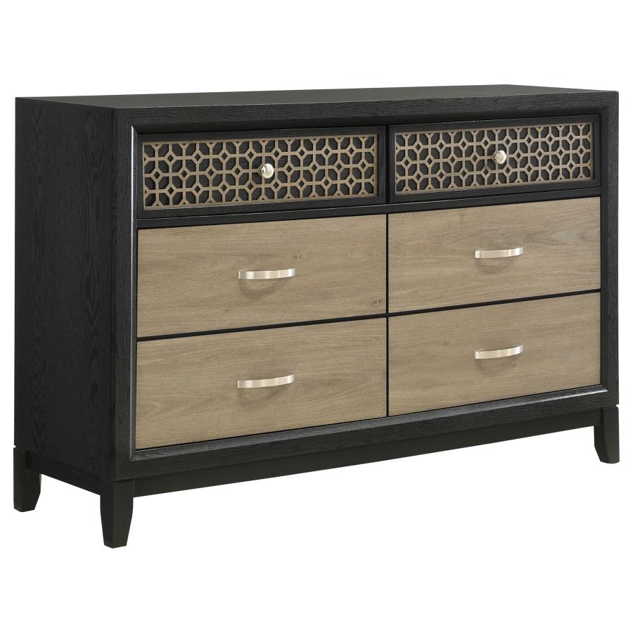 Valencia Brown Eastern King Bed 5 Pc Set - MyWaynesHome #