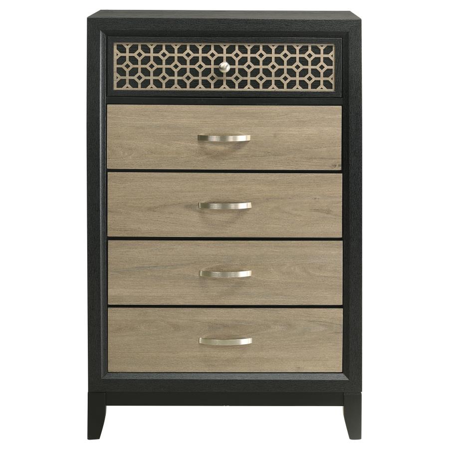 Valencia Brown Eastern King Bed 5 Pc Set - MyWaynesHome #