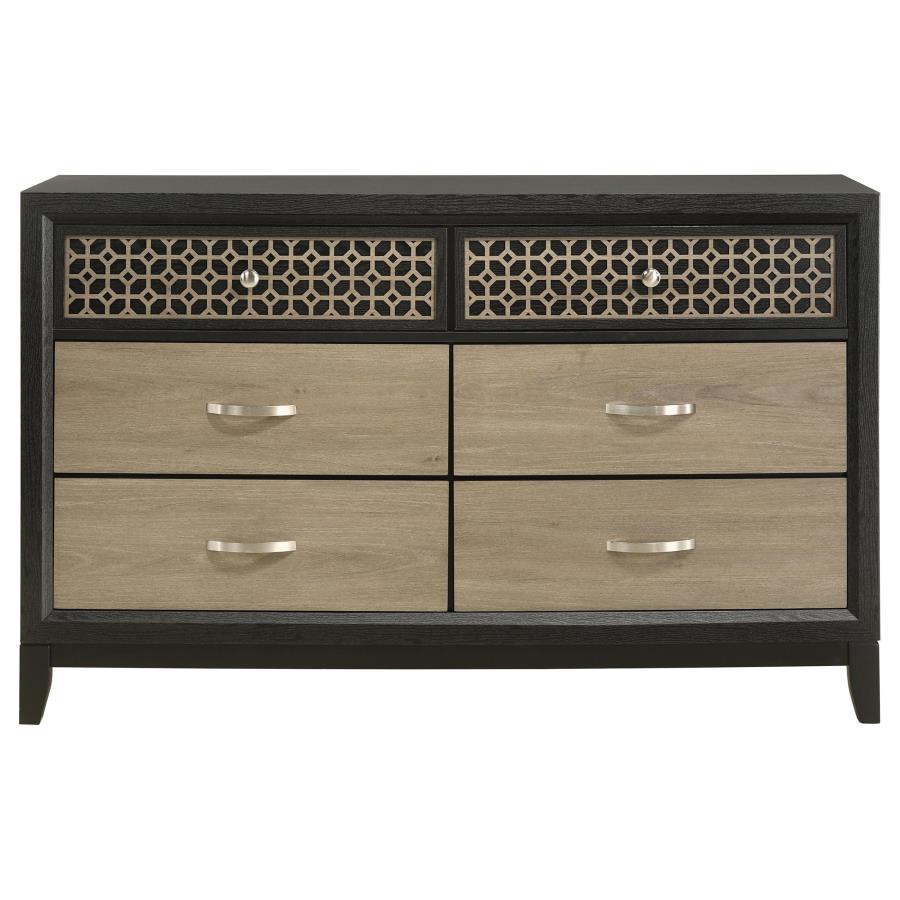Valencia Brown Queen Bed 4 Pc Set - MyWaynesHome #