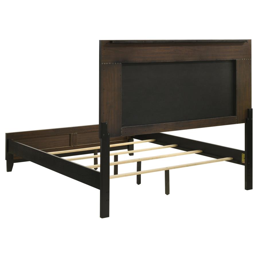 Valencia Brown Queen Bed - MyWaynesHome #