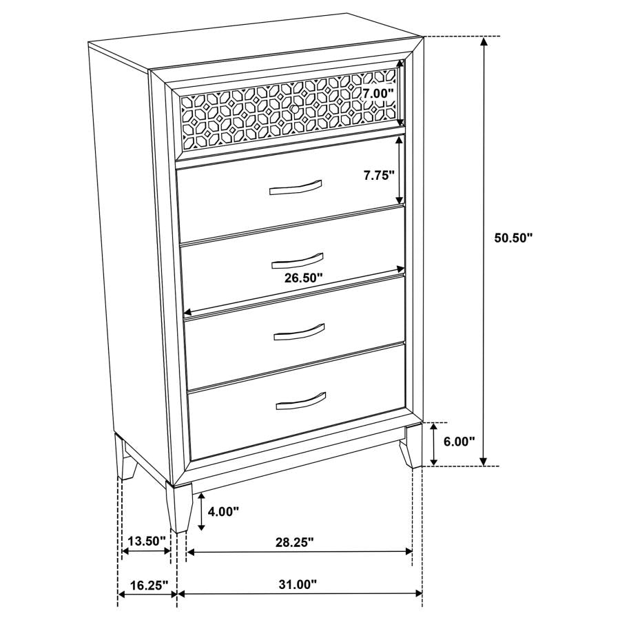 Valencia Brown Chest - MyWaynesHome #