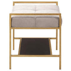 Maria Grey Bench - MyWaynesHome #
