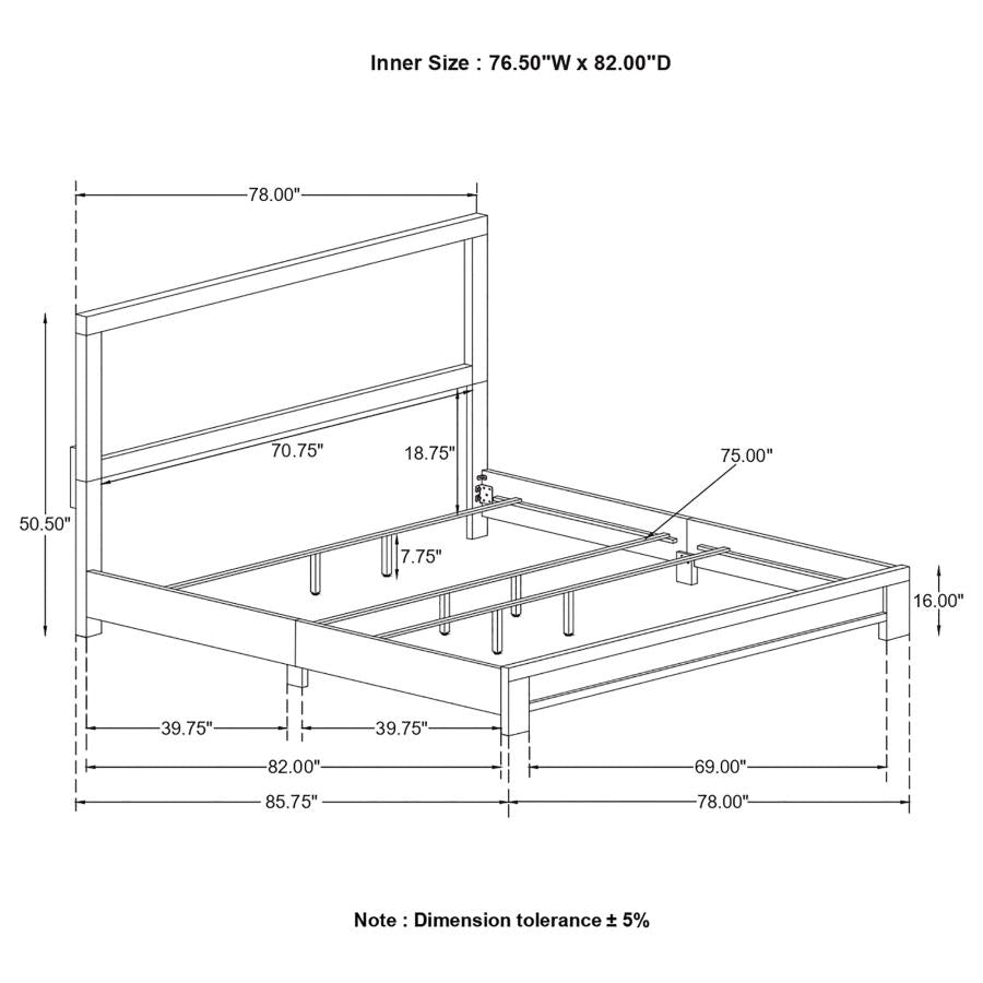 Sidney Brown Eastern King Bed - MyWaynesHome #