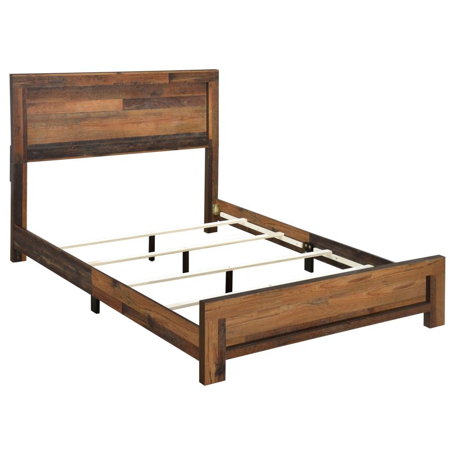 Sidney Brown Queen Bed - MyWaynesHome #