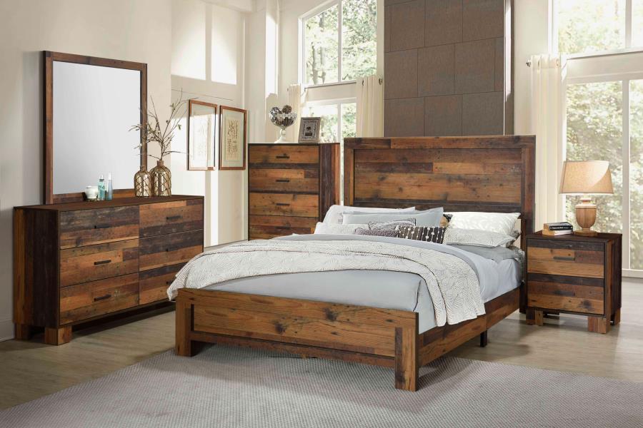 Sidney Brown Queen Bed - MyWaynesHome #