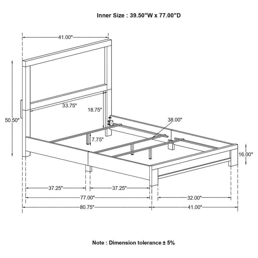 Sidney Brown Twin Bed - MyWaynesHome #