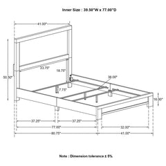 Sidney Brown Twin Bed - MyWaynesHome #