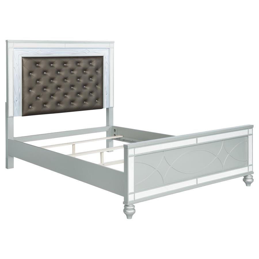 Gunnison Silver Eastern King Bed - MyWaynesHome #