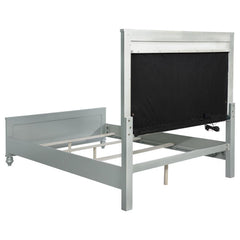 Gunnison Silver California King Bed 5 Pc Set - MyWaynesHome #