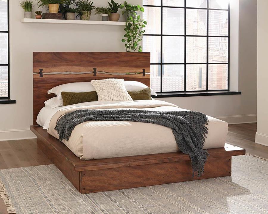 Winslow Brown Queen Bed - MyWaynesHome #