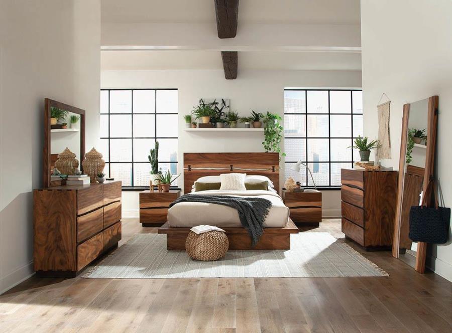 Winslow Brown Queen Bed - MyWaynesHome #