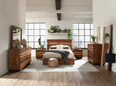 Winslow Brown Eastern King Storage Bed - MyWaynesHome #