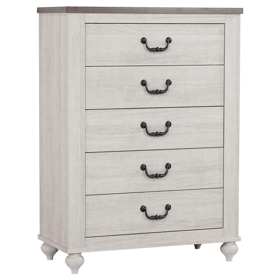 Stillwood Grey California King Bed 5 Pc Set - MyWaynesHome #