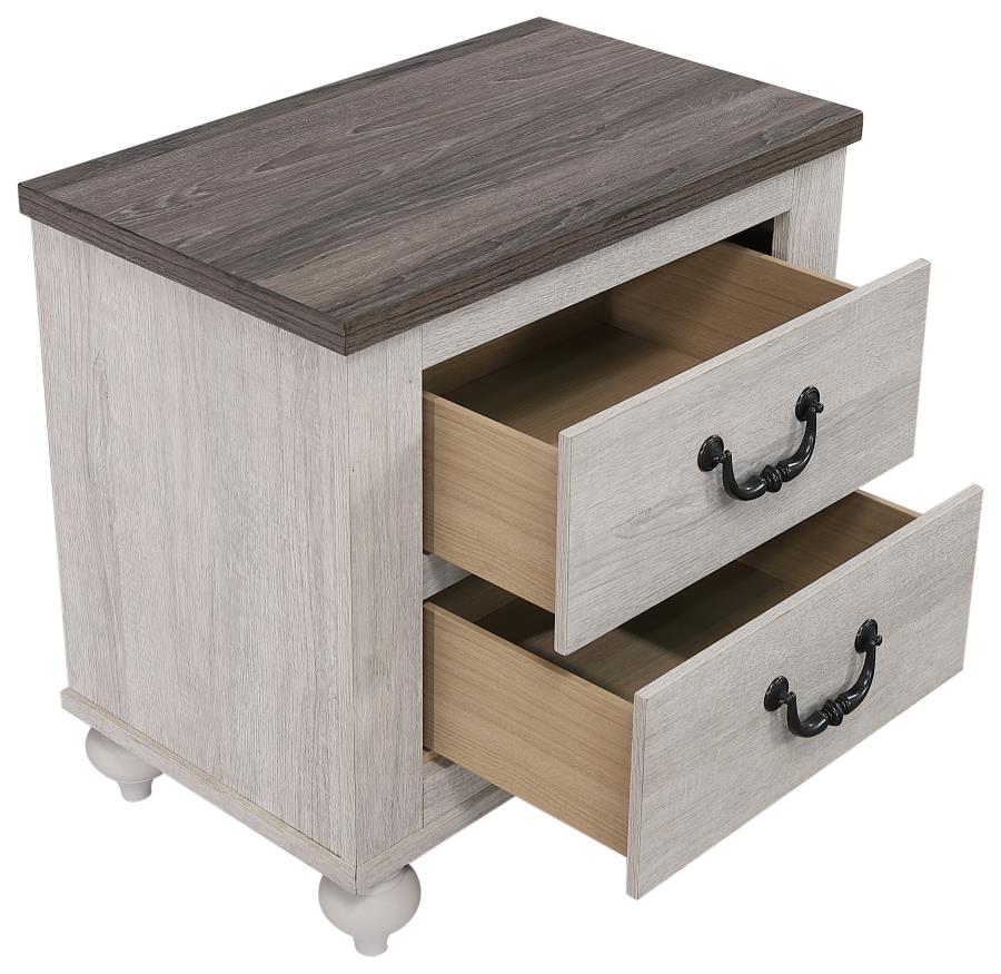 Stillwood Grey Nightstand - MyWaynesHome #