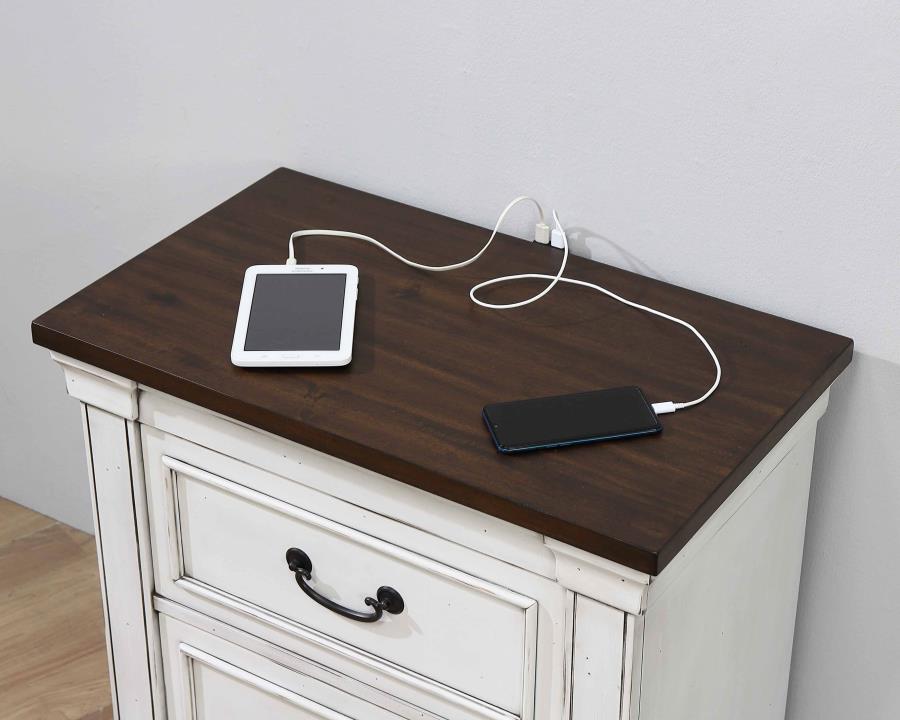 Hillcrest Ivory Nightstand - MyWaynesHome #