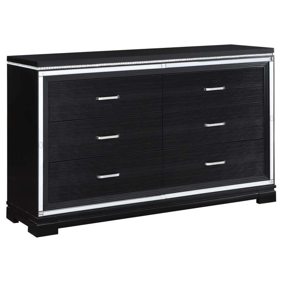 Cappola Black Eastern King Bed 5 Pc Set - MyWaynesHome #