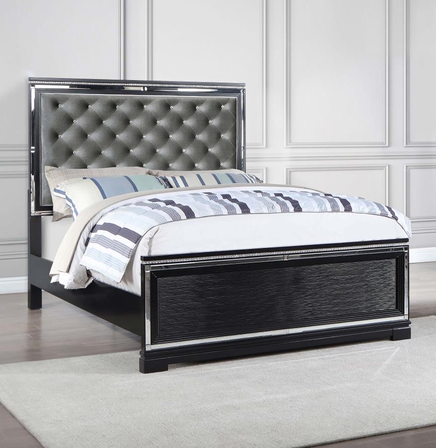Cappola Black Eastern King Bed - MyWaynesHome #