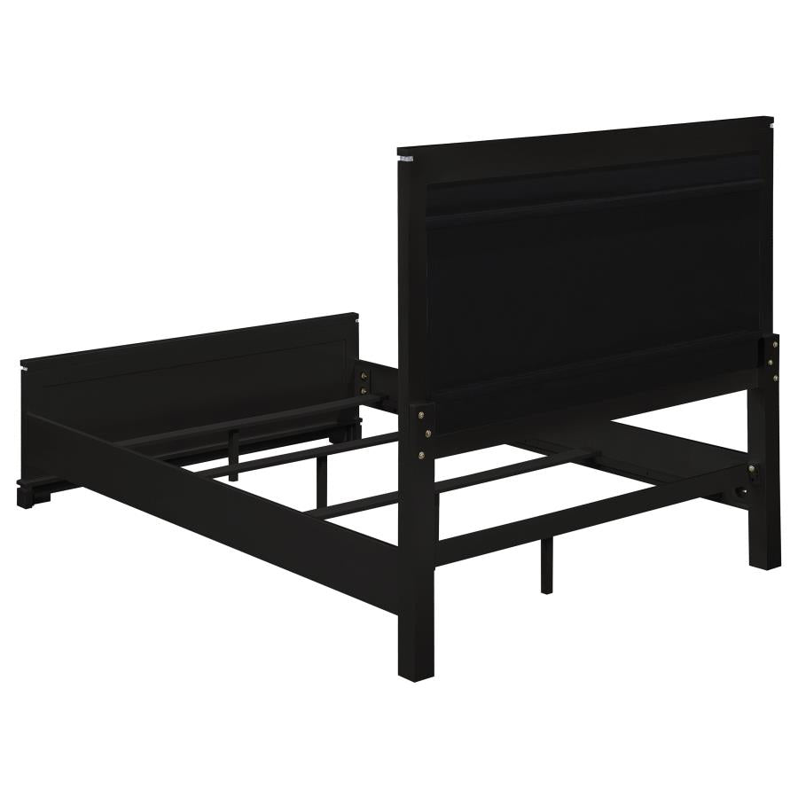Cappola Black California King Bed - MyWaynesHome #