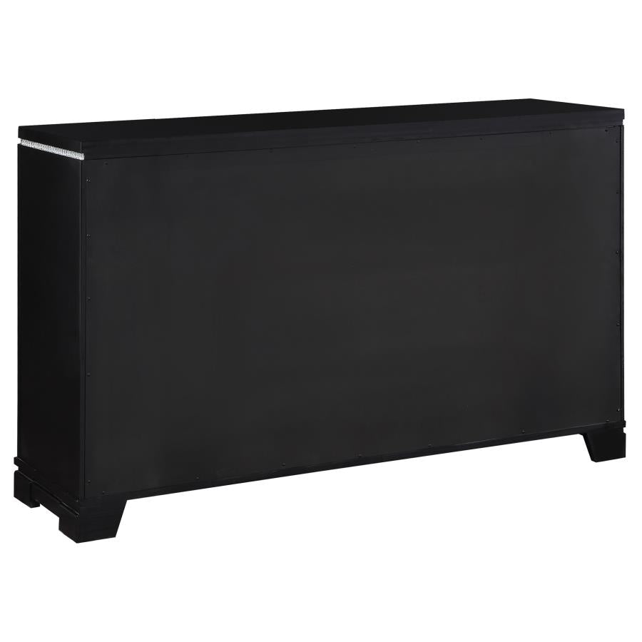 Cappola Black Queen Bed 5 Pc Set - MyWaynesHome #
