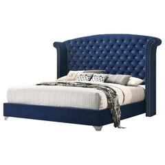 Melody Blue Eastern King Bed - MyWaynesHome #