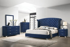 Melody Blue California King Bed - MyWaynesHome #