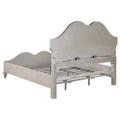 Evangeline Silver California King Bed 5 Pc Set - MyWaynesHome #