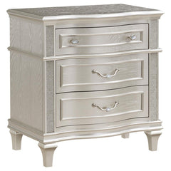 Evangeline Silver Queen Bed 5 Pc Set - MyWaynesHome #