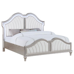 Evangeline Silver Queen Bed - MyWaynesHome #